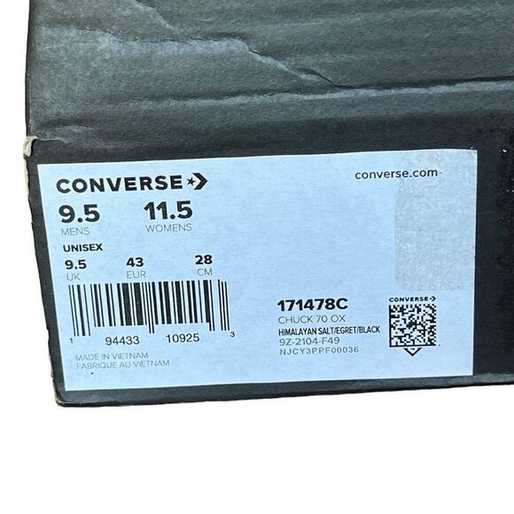 Unisex Converse Chuck 70 OX Mens 9.5 - Picture 7 of 10
